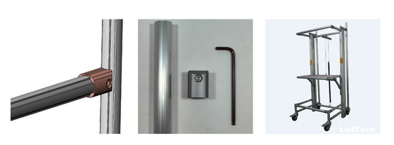 Durchmesser 43 mm Standardgröße Aluminiumlegierung Rohrrohr für Karakuri System