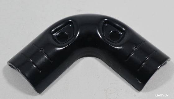 Anodisierte 90-Grad-Rohrverbindung 2,5 mm Dicke für schlankes Rohrsystem