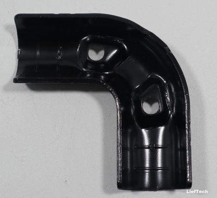 Anodisierte 90-Grad-Rohrverbindung 2,5 mm Dicke für schlankes Rohrsystem