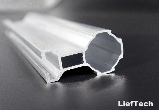 T-förmige Rille Aluminiumlegierung Rohr Rillen Aluminium Rohr OD 28mm