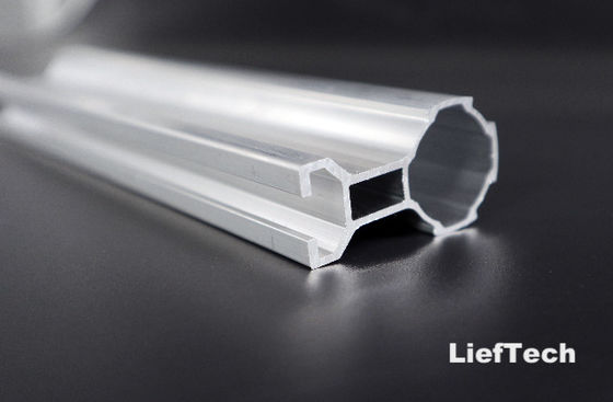 T-förmige Rille Aluminiumlegierung Rohr Rillen Aluminium Rohr OD 28mm