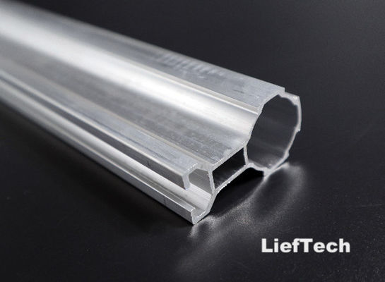 T-förmige Rille Aluminiumlegierung Rohr Rillen Aluminium Rohr OD 28mm