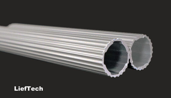Stärke 1,2 mm Aluminiumlegierte Rohrwalzwelle Welltube