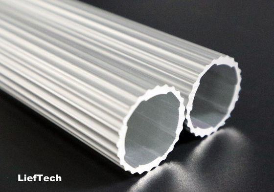 Stärke 1,2 mm Aluminiumlegierte Rohrwalzwelle Welltube