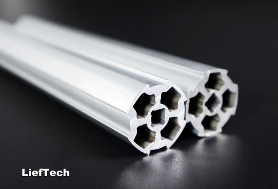 Verstärkte Aluminium-Leanpipe recycelbarer Stoff oxidierte Oberfläche