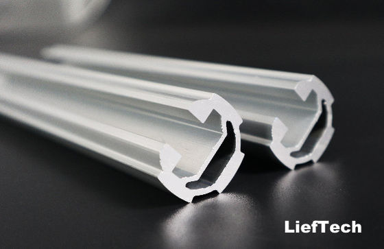 OEM 19mm Durchmesser Anodisierte Aluminiumrohrröhren mit Rille