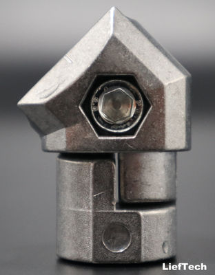 Aluminium 45-Grad-Rohr-Glied-Fitting Industrie-Rahmen 0,052kg / Stück