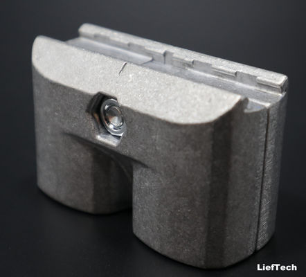 Parallele gerade Außenverbindung für Aluminiumrohr anodisierte Oberfläche