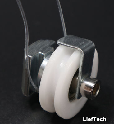 Druckguss Aluminium U-Groove Rohrräder T-Schlittenprofil mit Schieberegler