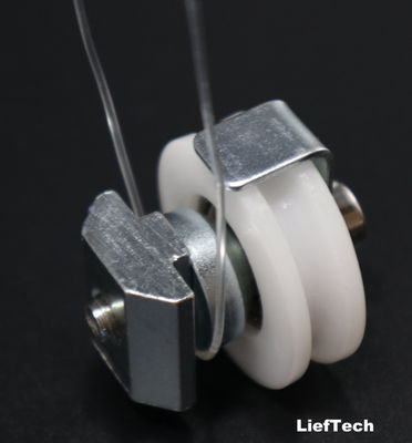 Druckguss Aluminium U-Groove Rohrräder T-Schlittenprofil mit Schieberegler