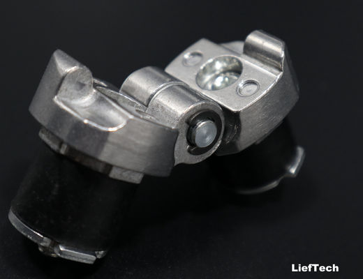 1 Toleranz Rohr Zubehör gegenüberliegender Scharnier für 28 mm Aluminiumrohr
