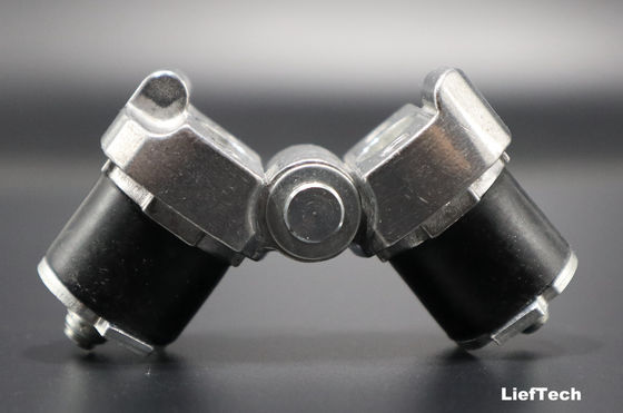 1 Toleranz Rohr Zubehör gegenüberliegender Scharnier für 28 mm Aluminiumrohr