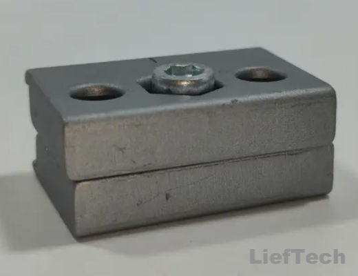 Leichtgewicht Rohrzubehör Aluminium-Inlay-Gelenk für die Anbindung von Arbeitsplatten