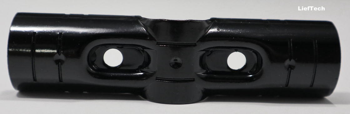 Gerade Metallrohrverbindungen PE beschichtete Stahlrohr für Lagerregale WJ-4